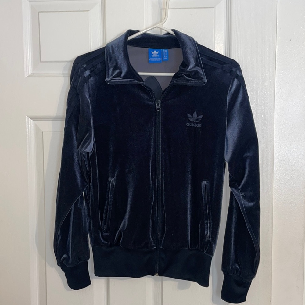 Adidas Blue Velvet Jacket